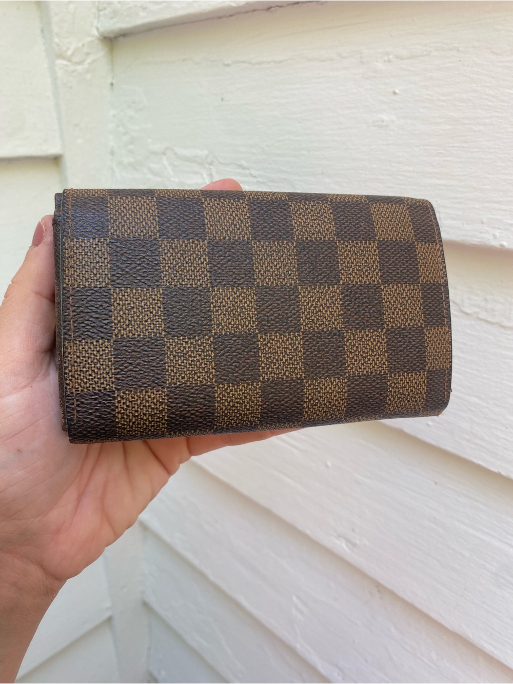 Louis Vuitton Brown Checkered Canvas Clutch Wallet - Picture 13 of 17